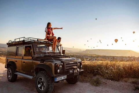 Cappadocia Private Jeep Safari Tour with Hotel Pickup & Champagne