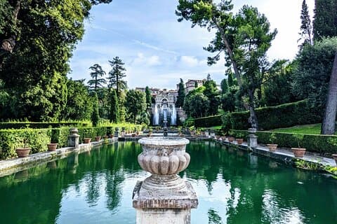 Privat rundtur Villa d'Este och Villa Adriana i Tivoli