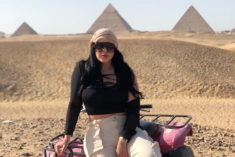 Giza pyramider, sfinx, kamel rida, ATV cykel, shopping, middag kryssning