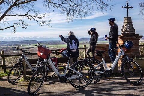 Scenic E-Bike Ride til en Hilltop Village fra Toulouse