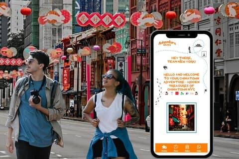 Caccia al tesoro nei tesori nascosti di Chinatown a New York