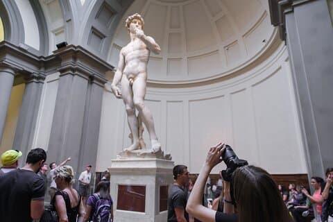 Eendaagse wandeltocht met Accademia & Uffizi Gallery in Florence