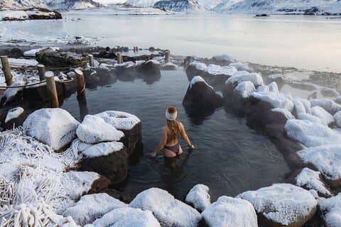 Aguas termales de Hvammsvik con traslado privado desde Reykjavik