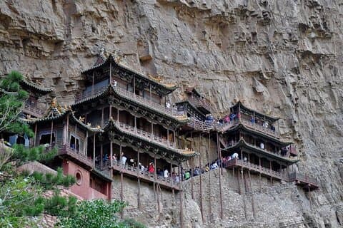 Private day tour to Hanging temple and Yingxian Wooden Pagoda