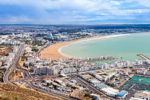 Tour por la ciudad de Agadir con paseo en teleférico, visita a la Kasbah y recogida en el hotel