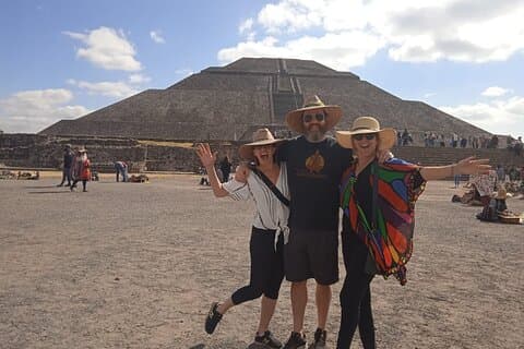 Teotihuacan Pirâmides Aventura com Centro Histórico Exploração