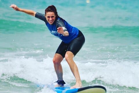 Surfoplevelse i Chiclana, Playa de la Barrosa