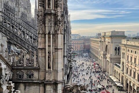 Milão : Teatro La Scala e Duomo Rooftops - Excursão semiprivada