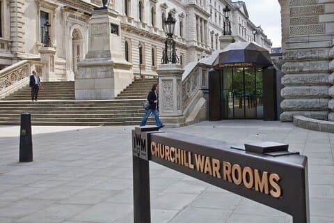 Churchill War Rooms Tour privato in auto "dietro il vetro"