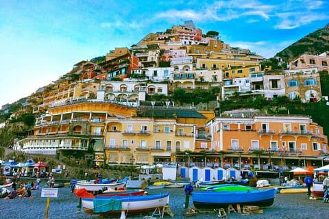 Från Sorrento: Privat Amalfikusten Hav och Land Experience