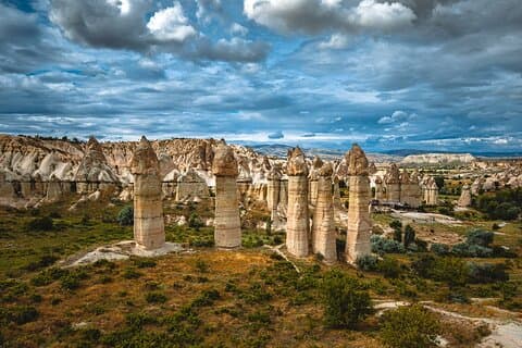 Rode rondleiding door Cappadocië met lunch en toegangsprijzen