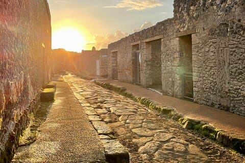 Pompeii at Sunset: the Golden Hour with your Local Archaeologist