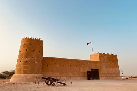 Privétour naar Zubara Fort Purple Island en Olafur Eliasson