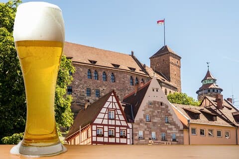 ニュルンベルク旧市街でのプライベートドイツビールテイスティングツアー