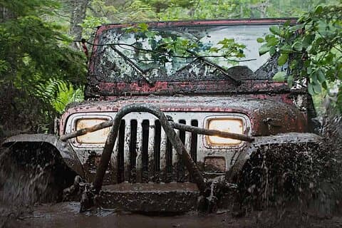 Rhodesセルフドライブ4x4荒野探検＆伝統的なランチ