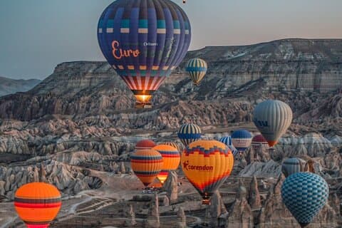Cappadocië heteluchtballon 1 van 4 valleien