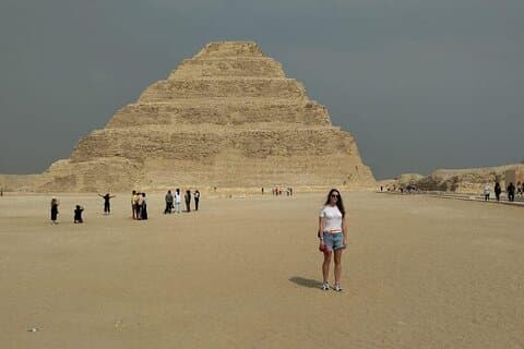 Visite privée de la pyramide à degrés de Sakkara, de la ville de Memphis et des pyramides de Dahshur
