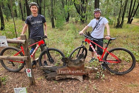Private Cycling in a Forest close to Johannesburg and Pretoria