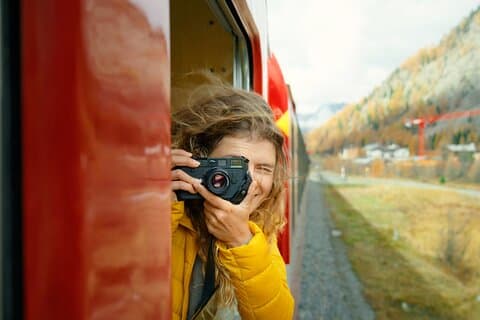 Dagstur till St Moritz & Schweiziska Alperna med Bernina Red Train från Milano