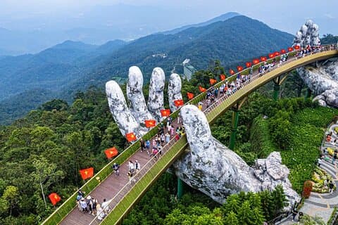 Ba Na Hills & Golden Hand Bridge 1-dags lille gruppeeventyr