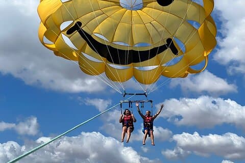 Expérience de parachute ascensionnel d'une heure au départ de Cala Millor