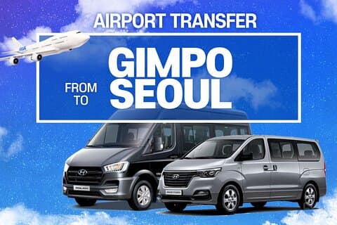 Transferência de aeroporto privado: aeroporto de Gimpo de/para Seul (1~7pax)