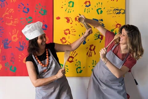 Pasta- und Tiramisu-Kochkurs für Kinder mit Aussicht in Rom