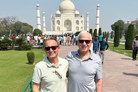 Tour privato del Taj Mahal da Delhi in auto tutto compreso