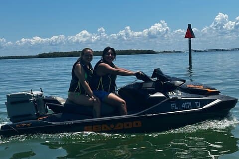 90 minuten jetski Ft Desoto Sand Bar-tour