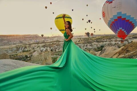 Cappadocië : Privéfotoshoot buiten bij zonsopgang
