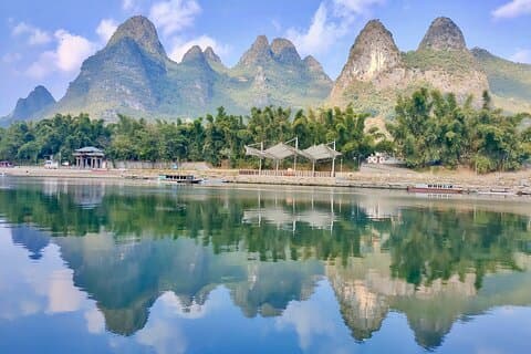 Li River Cruise billet fra Guilin til Yangshuo med afhentning