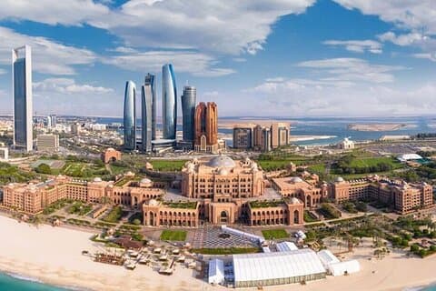 From Dubai: Abu Dhabi Day-Tour Grand Mosque, BAPS Temple & Lunch