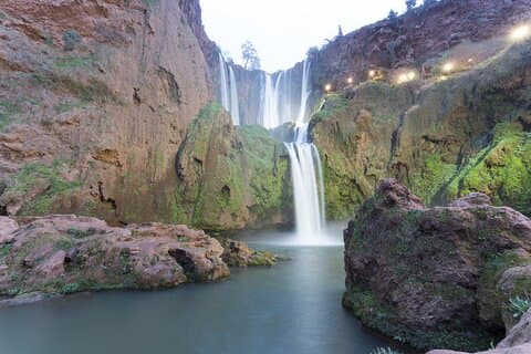 Marrakech: Dagstur til Ouzoud-vandfaldene + guide
