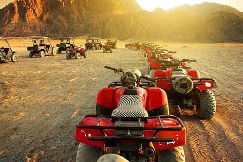 Marsa Alam: 3-timers Quad & Camel Desert Tour