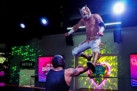 Meksikansk Lucha Libre-opplevelse i Cozumel, Tacos og Margaritas