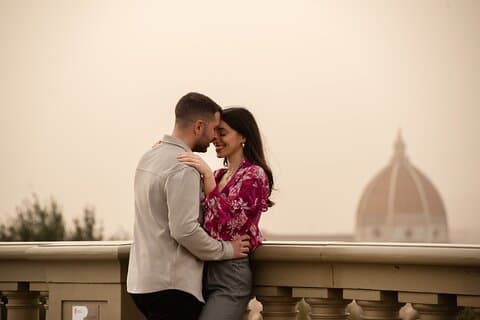 Huwelijksvoorstel Fotosessie Piazzale Michelangelo