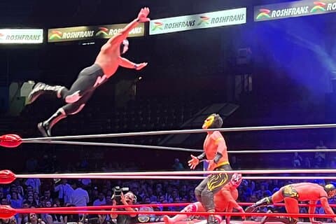 Serata di wrestling e degustazione di taco