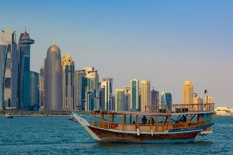 Doha Layover City Tour og Dhow-bådtur