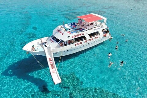 Blue lagoon latchi Glass Bottom+slide Boat Tour
