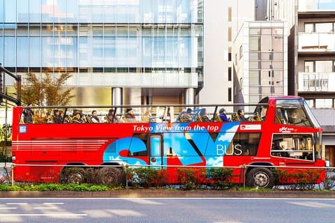 Tokyo Sky Hop Bus Day Pass (tours illimités)