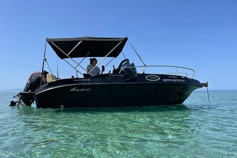 Zakynthos Private Tour in Black Elegance Luxury Speedboat