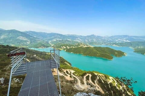 Gita a Tirana al Lago Bovilla e vista escursionistica sul monte Gamti
