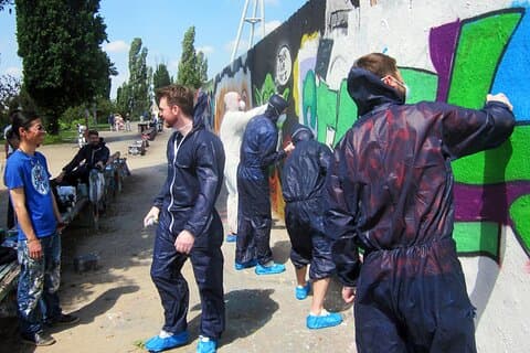 Graffiti Workshop Berlijn met professionele graffitikunstenaars