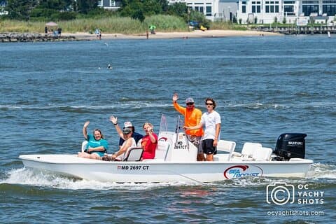 1-uur durende privéfeest Happy Hour-drankcruise in Ocean City, MD