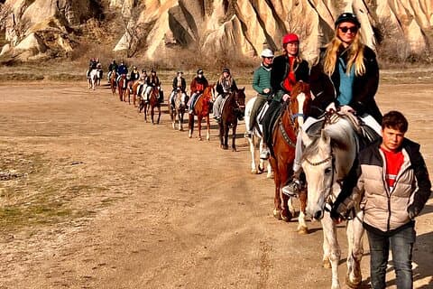 Adventure in Cappadocia Horse Riding Sunset ,Daytime