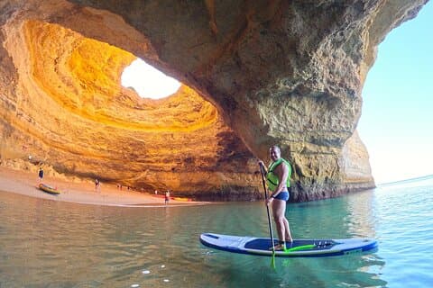 Small Group Paddleboard Tour to the Benagil Cave with 4K Photos