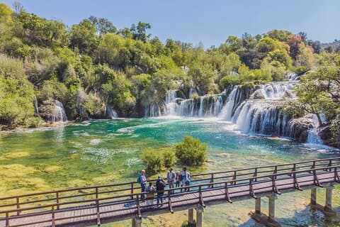 Cachoeira Krka com passeios de barco para Skradin saindo de Split ou Trogir