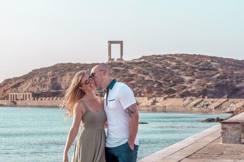 Sessão fotográfica profissional privada de Naxos