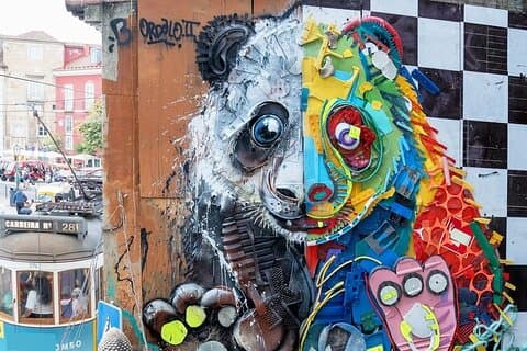 Lissabon Street Art - Privat guidad tur i en elektrisk Tuk Tuk