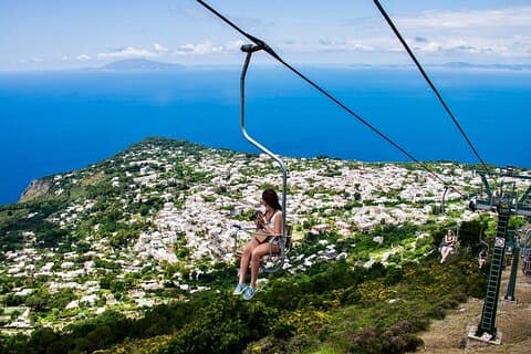 Tour de Capri e Anacapri com teleférico